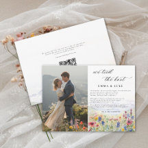 Trouwfoto's Berg Wilde Bloemen QR Elopement