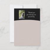 Trouwfoto's Dank u 3,5 x 5 Kaart (Achterkant)