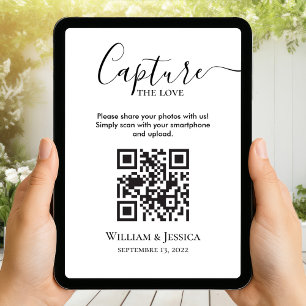 Trouwfoto's delen met QR-code Kaart
