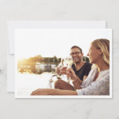 Trouwfoto's voor strandbestemming in Florida Save The Date (Achterkant)