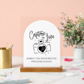 Trouwfototeken, leg het liefdesacrylteken vast acryl bord (Huwelijk)