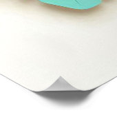 Trouwframe met bloemen poster (Hoek)