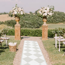 Trouwgangdecoratie - Classy Diamond Carpet
