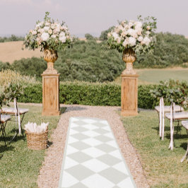 Trouwgangdecoratie - Classy Diamond Carpet