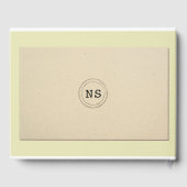 Trouwgast boek auteur rustieke bibliotheek geel (Achterkant)