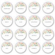  trouwgast Naam Bedankt Sticker