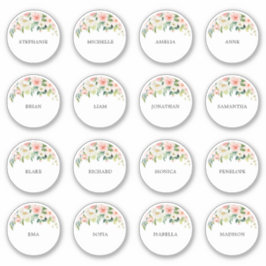  trouwgast Naam Bedankt Sticker