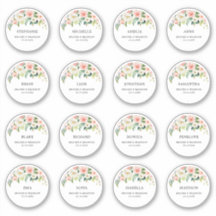  trouwgast Naam Bedankt Sticker