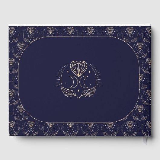 Trouwgastboek Kosmische Tarot Maan Sterren Uitgeli Gastenboek (Achterkant)