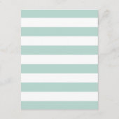 Trouwgastdetails Zeepaarden Bruiloft Informatiekaartje (Achterkant)