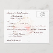 Trouwgasten RSVP Conch Seashell Uitnodiging Briefkaart (Achterkant)