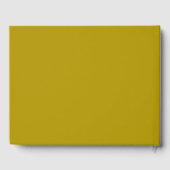 Trouwgastenboek Love Gold Chic Script Gastenboek (Achterkant)
