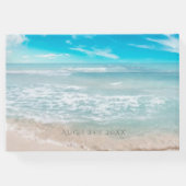 Trouwgastenboek | Modern geometrisch monogram Gastenboek (Achterkant)