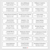  trouwgastensticker voor adresetiketten sticker (Vel)