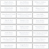 trouwgastensticker voor adresetiketten sticker (Voorkant)