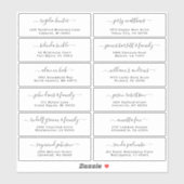  trouwgastensticker voor adresetiketten sticker (Vel)