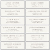  trouwgastensticker voor adresetiketten sticker (Voorkant)