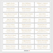  trouwgastensticker voor adresetiketten sticker (Vel)