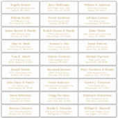  trouwgastensticker voor adresetiketten sticker (Voorkant)