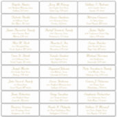  trouwgastensticker voor adresetiketten sticker (Voorkant)