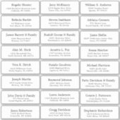  trouwgastensticker voor adresetiketten sticker (Voorkant)