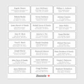  trouwgastensticker voor adresetiketten sticker (Vel)