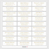  trouwgastensticker voor adresetiketten sticker (Vel)