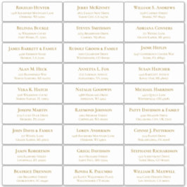  trouwgastensticker voor adresetiketten sticker