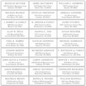  trouwgastensticker voor adresetiketten sticker (Voorkant)