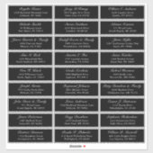  trouwgastensticker voor adresetiketten sticker (Vel)