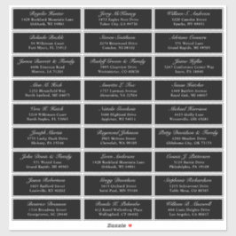  trouwgastensticker voor adresetiketten sticker