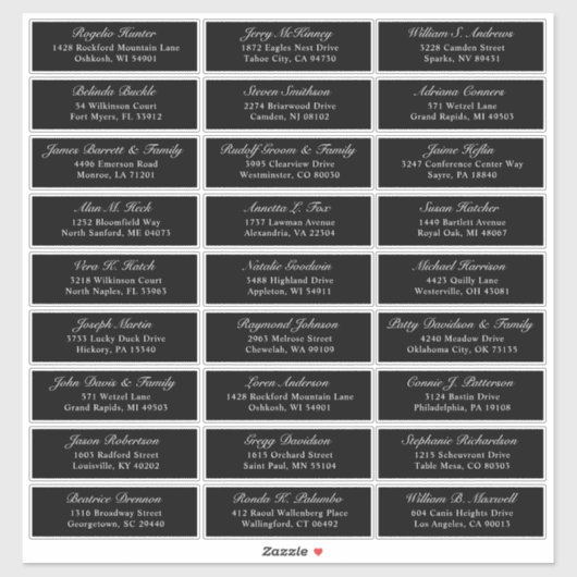  trouwgastensticker voor adresetiketten sticker (Vel)