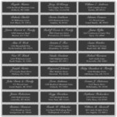  trouwgastensticker voor adresetiketten sticker (Voorkant)