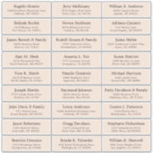  trouwgastensticker voor adresetiketten sticker (Voorkant)