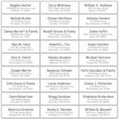  trouwgastensticker voor adresetiketten sticker (Voorkant)