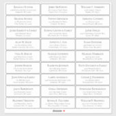  trouwgastensticker voor adresetiketten sticker (Vel)