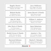  trouwgastensticker voor adresetiketten sticker (Vel)