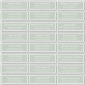  trouwgastensticker voor adresetiketten sticker (Voorkant)