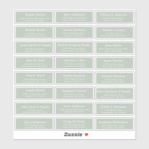 trouwgastensticker voor adresetiketten sticker