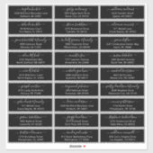  trouwgastensticker voor adresetiketten sticker (Vel)