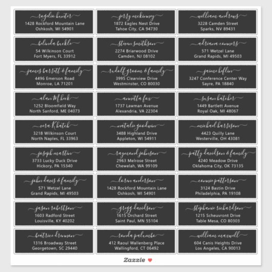  trouwgastensticker voor adresetiketten sticker (Vel)