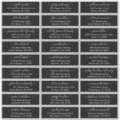  trouwgastensticker voor adresetiketten sticker (Voorkant)