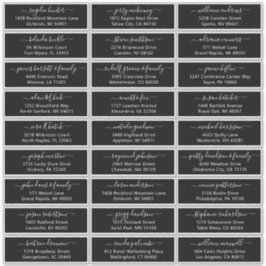  trouwgastensticker voor adresetiketten sticker