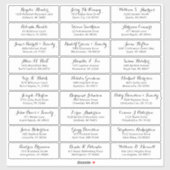  trouwgastensticker voor adresetiketten sticker (Vel)