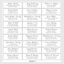  trouwgastensticker voor adresetiketten