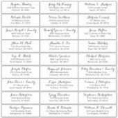  trouwgastensticker voor adresetiketten sticker (Voorkant)