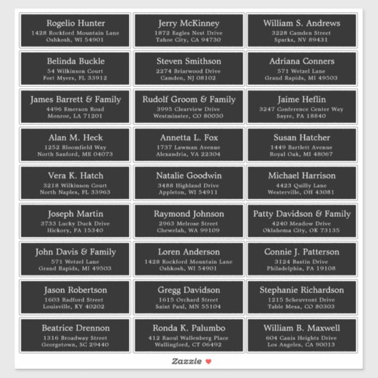  trouwgastensticker voor adresetiketten sticker (Vel)