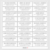  trouwgastensticker voor adresetiketten sticker (Vel)