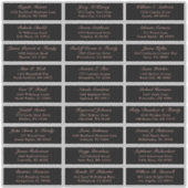  trouwgastensticker voor adresetiketten sticker (Voorkant)