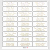  trouwgastensticker voor adresetiketten sticker (Vel)